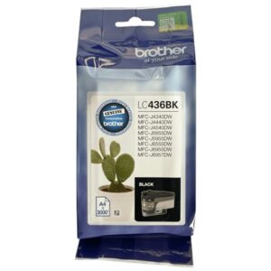 Brother LC436BK Black Ink Cartridge - NZDEPOT