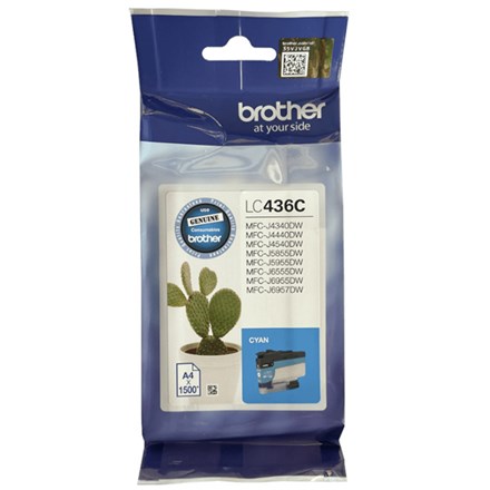 Brother LC436C Cyan Ink Cartridge - NZDEPOT