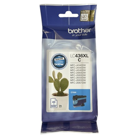 Brother LC436XLC Cyan Ink Cartridge - NZDEPOT