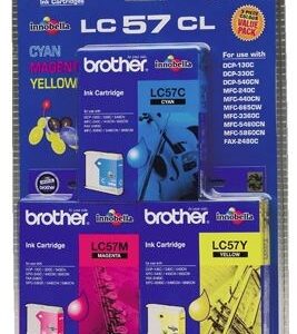 Brother LC57CL3PK CMY Colour Ink Cartridges (Triple Pack) - NZDEPOT