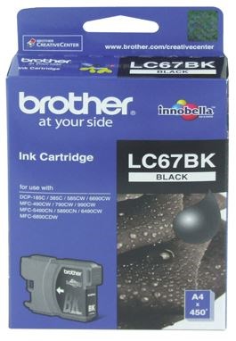 Brother LC67BK Black Ink Cartridge - NZDEPOT