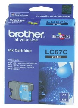 Brother LC67C Cyan Ink Cartridge - NZDEPOT