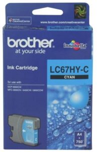 Brother LC67HYC Cyan High Yield Ink Cartridge NZ DEPOT