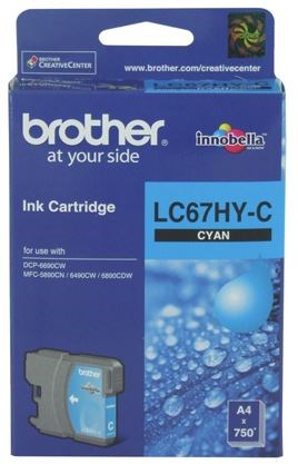 Brother LC67HYC Cyan High Yield Ink Cartridge - NZDEPOT