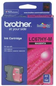 Brother LC67HYM Magenta High Yield Ink Cartridge NZ DEPOT