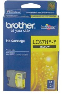 Brother LC67HYY Yellow High Yield Ink Cartridge NZ DEPOT