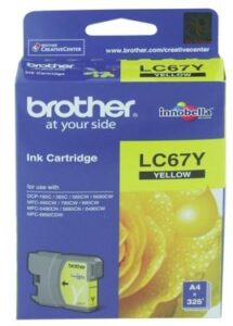 Brother LC67Y Yellow Ink Cartridge NZ DEPOT