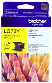 Brother LC73Y Yellow Ink Cartridge - NZDEPOT