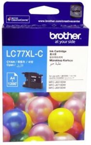 Brother LC77XLC Cyan High Yield Ink Cartridge NZ DEPOT