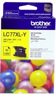 Brother LC77XLY Yellow High Yield Ink Cartridge NZ DEPOT