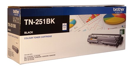 Brother Tn-251Bk Black Toner - Nzdepot