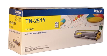 Brother Tn-251Y Yellow Toner - Nzdepot