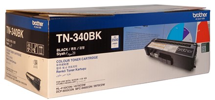 Brother Tn-340Bk Black Toner - Nzdepot