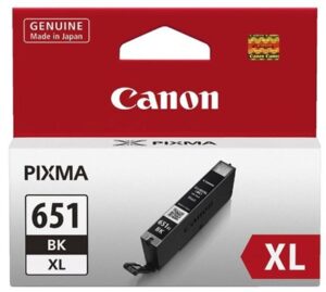 Canon CLI651XLBK XL Black High Yield Ink Cartridge NZ DEPOT