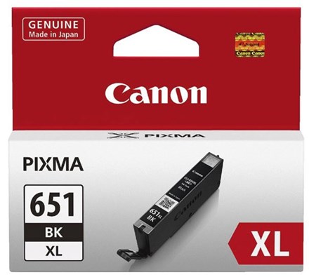 Canon CLI651XLBK XL Black High Yield Ink Cartridge - NZDEPOT