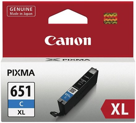 Canon CLI651XLC Cyan High Yield Ink Cartridge - NZDEPOT