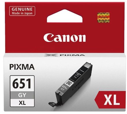 Canon Cli651Xlgy Grey High Yield Ink Cartridge - Nzdepot