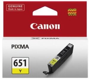 Canon CLI651Y Yellow Ink Cartridge NZ DEPOT