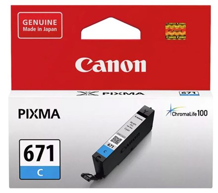 Canon CLI671C Cyan Ink Cartridge - NZDEPOT