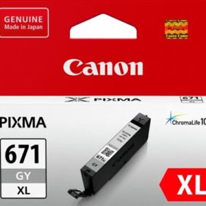 Canon CLI671XGY Grey High Yield Ink Cartridge - NZDEPOT