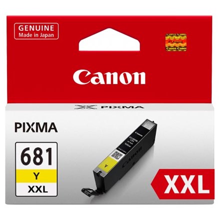 Canon Cli681Xxly Extra High Yield Yellow Ink Cartridge - Nzdepot