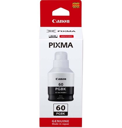 Canon GI60BK Black Pixma Endurance Ink Bottle - NZDEPOT