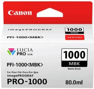 Canon PFI 1000MBK Matte Black Ink Tank NZ DEPOT