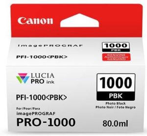 Canon PFI 1000PBK Pigment Black Ink Tank NZ DEPOT