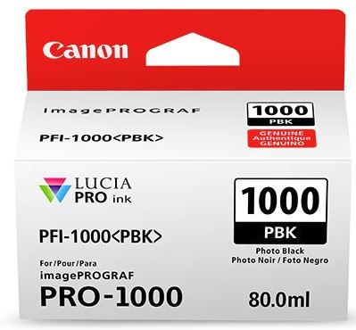 Canon PFI-1000PBK Pigment Black Ink Tank - NZDEPOT