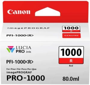 Canon PFI 1000R Red Ink Tank NZ DEPOT