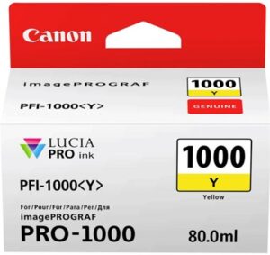 Canon PFI 1000Y Yellow Ink Tank NZ DEPOT