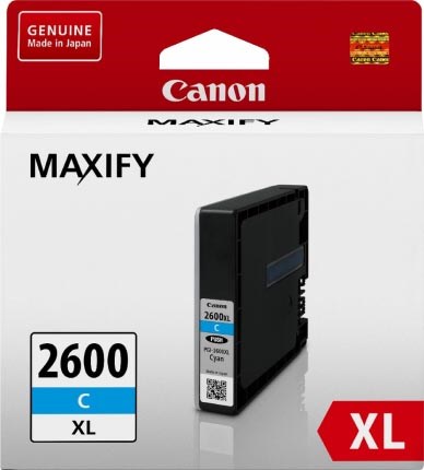 Canon PGI2600XLC Cyan High Yield Ink Cartridge - NZDEPOT