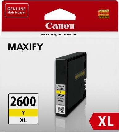 Canon PGI2600XLY Yellow High Yield Ink Cartridge - NZDEPOT