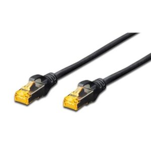 Digitus S-FTP CAT6A Patch Lead - 0.5M Black - NZDEPOT