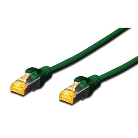 Digitus S-FTP CAT6A Patch Lead - 1M Green - NZDEPOT