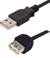 Digitus USB 2.0 Type A (M) to USB Type A (F) 5m Extension Cabl - NZDEPOT