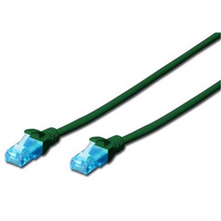 Digitus UTP CAT5e Patch Lead - 1M Green - NZDEPOT