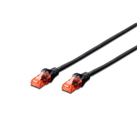 Digitus UTP CAT6 Patch Lead - 0.75M Black - NZDEPOT