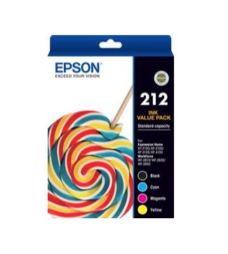 Epson 212 Value Pack BK/C/M/Y Ink Cartridges - NZDEPOT