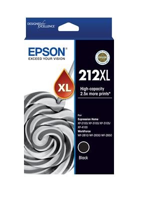 Epson 212XL Black High Yield Ink Cartridge - NZDEPOT