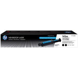 HP 143A Dual Pack Black Neverstop Toner Reload Kit NZ DEPOT