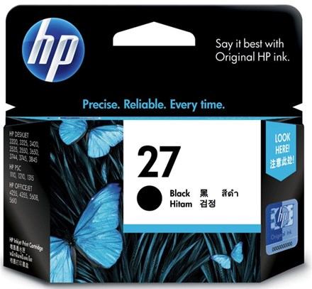 HP 27 Black Ink Cartridge - NZDEPOT