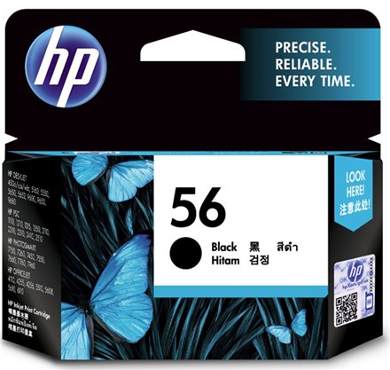 HP 56 Black Ink Cartridge - NZDEPOT