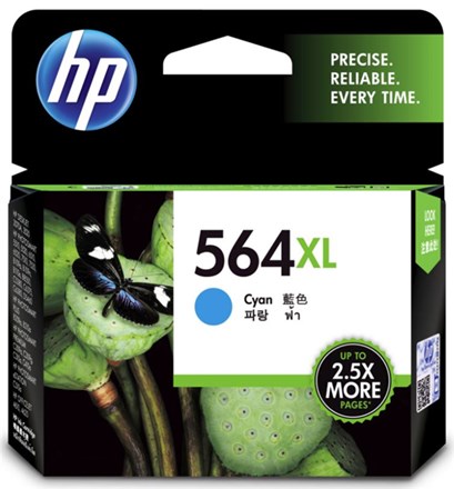 HP 564XL High Yield Cyan Ink Cartridge - NZDEPOT