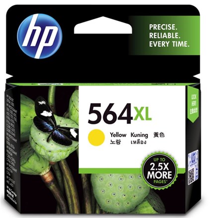 HP 564XL High Yield Yellow Ink Cartridge - NZDEPOT