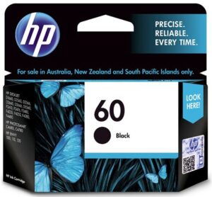 HP 60 Black Ink Cartridge NZ DEPOT