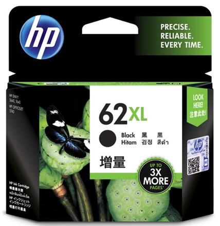 HP 62XL High Yield Black Ink Cartridge - NZDEPOT