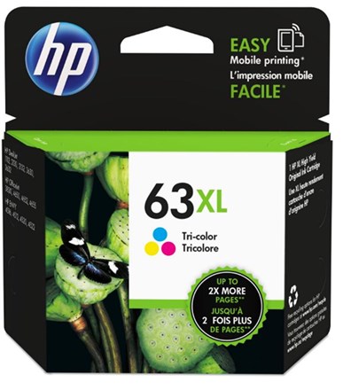 HP 63XL Tri-Colour High Yield Ink Cartridge - NZDEPOT