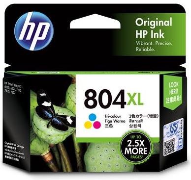 HP 804XL Tri-Colour High Yield Ink Cartridge - NZDEPOT