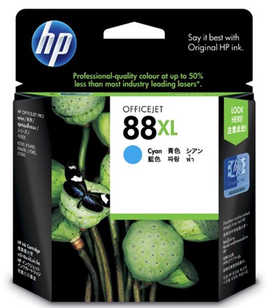 HP 88XL Cyan High Yield Ink Cartridge - NZDEPOT